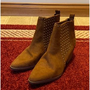 NEW! Maurice’s Women’s Western-Look Camel Color Studded Ankle Boots ~ Sz 8.5 M